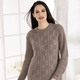 Pullover - Pullover in Strickmix, in Größe 036 bis 052, in Farbe TAUPE – Farbe TAUPE – Ansicht 1