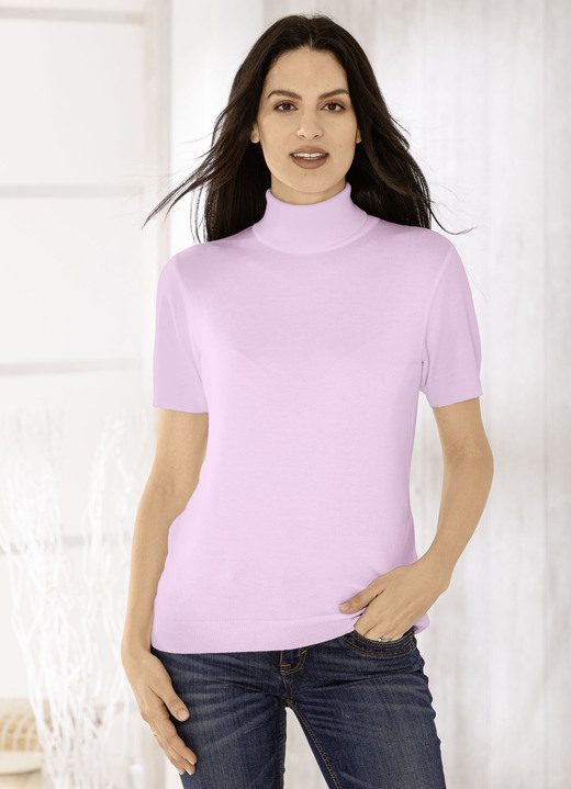 Pullover - Pulli in edel glänzender Qualität Pullover - Pulli in edel glänzender Qualität, in Größe 036 bis 052, in Farbe ROSÉ