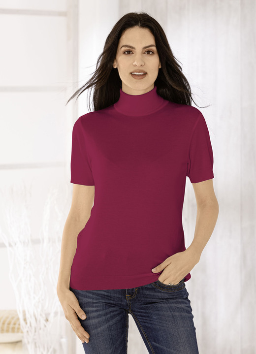 Pullover - Pulli in edel glänzender Qualität Pullover - Pulli in edel glänzender Qualität, in Größe 036 bis 052, in Farbe ROT