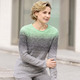 Pullover - Pullover in Garnmix – Farbe PISTAZIE-GRAU – Ansicht 1 Pullover - Pullover in Garnmix, in Größe 036 bis 052, in Farbe LACHS-GRAU – Farbe PISTAZIE-GRAU – Ansicht 1