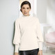 Pullover - Pima-Pullover in Feinstrick – Farbe ECRU Pullover - Pima-Pullover in Feinstrick, in Größe 036 bis 052, in Farbe ECRU