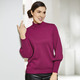 Pullover - Pima-Pullover in Feinstrick – Farbe KIRSCHROT Pullover - Pima-Pullover in Feinstrick, in Größe 036 bis 052, in Farbe ECRU