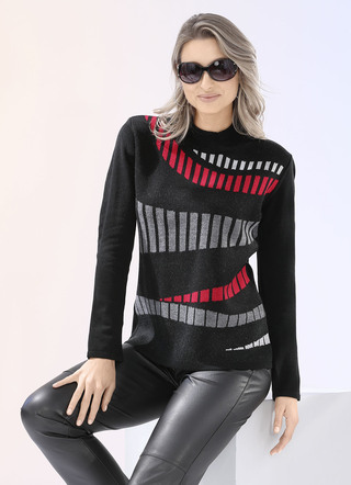 Pullover in Schwarz für Damen kaufen | Brigitte Hachenburg | Strickpullover