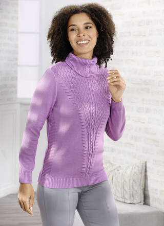 Pullover mit Strasszier