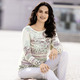 Pullover - Pullover mit Kaschmir – Farbe MINT-ECRU-MULTICOLOR – Ansicht 3 Pullover - Pullover mit Kaschmir, in Größe 036 bis 052, in Farbe MINT-ECRU-MULTICOLOR – Farbe MINT-ECRU-MULTICOLOR – Ansicht 3