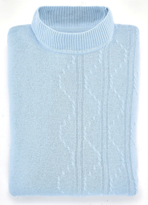 Pullover - Pullover in sehr weicher Qualität, in Größe 038 bis 052, in Farbe BLEU Ansicht 2