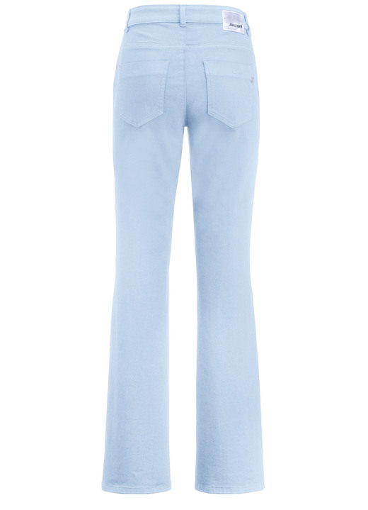 Jeans - Magic-Jeans mit modisch weiterem Beinverlauf, in Größe 017 bis 088, in Farbe SALBEI Ansicht 22