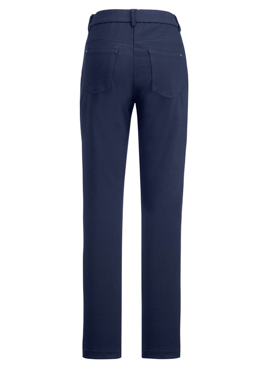 Hosen - Hose mit sportivem Chic Ansicht 2 Hosen - Hose mit sportivem Chic, in Größe 017 bis 092, in Farbe MARINE Ansicht 2