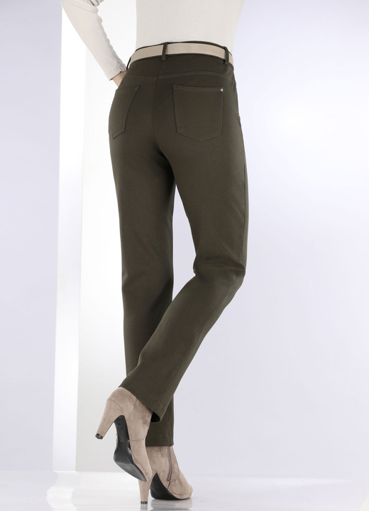 Hosen - Hose mit sportivem Chic Ansicht 8 Hosen - Hose mit sportivem Chic, in Größe 017 bis 092, in Farbe SCHWARZ Ansicht 8