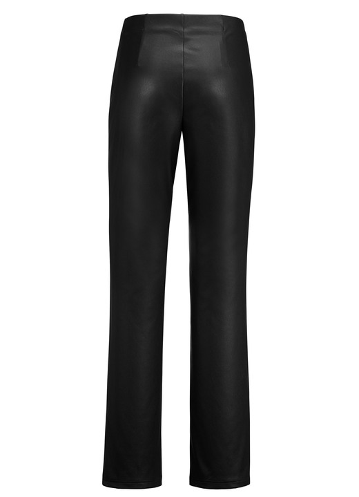 Klaus Modelle - Hose mit ausgestellter Fußweite, in Größe 017 bis 052, in Farbe SCHWARZ Ansicht 2