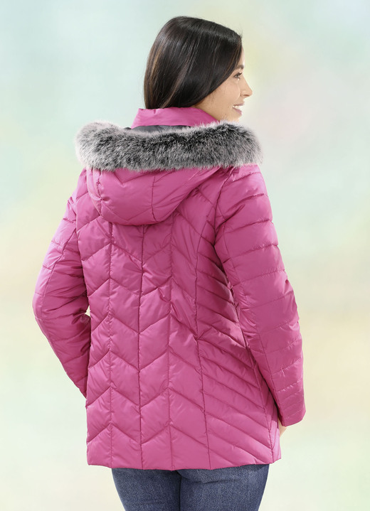 Jacken, Mäntel, Blazer - Jacke mit abnehmbarer Kapuze Ansicht 4 Jacken, Mäntel, Blazer - Jacke mit abnehmbarer Kapuze, in Größe 034 bis 052, in Farbe FUCHSIA Ansicht 4