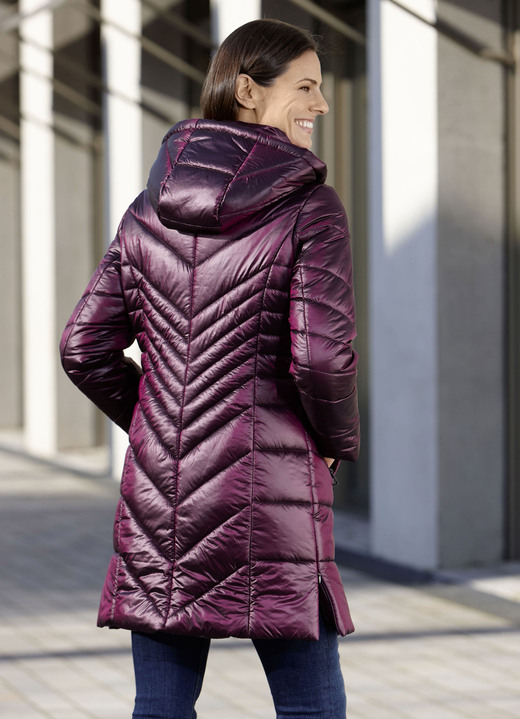 Jacken, Mäntel, Blazer - Kurzmantel mit Seitenschlitzen Ansicht 4 Jacken, Mäntel, Blazer - Kurzmantel mit Seitenschlitzen, in Größe 038 bis 060, in Farbe NAVY Ansicht 4