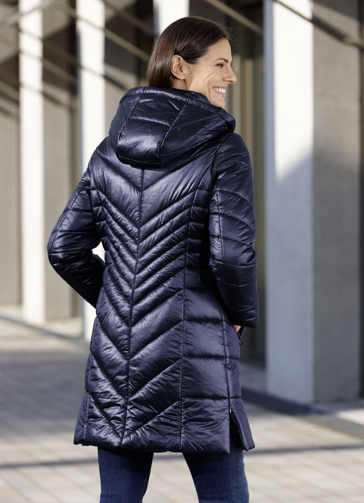 Jacken, Mäntel, Blazer - Kurzmantel mit Seitenschlitzen Ansicht 4 Jacken, Mäntel, Blazer - Kurzmantel mit Seitenschlitzen, in Größe 038 bis 060, in Farbe MARSALA Ansicht 4