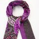 Tücher & Schals - Schal mit Paisleydessin, in Farbe ZYKLAM-TITAN-MARSALA-SCHWARZ – Farbe ZYKLAM-TITAN-MARSALA-SCHWARZ – Ansicht 1