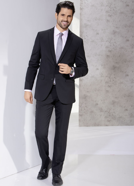 Sakkos & Jacken - Sakko aus dem Baukasten-Anzug, in Größe 024 bis 064, in Farbe MARINE Ansicht 4