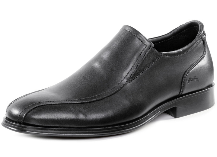 - Slipper aus Rind-Nappaleder, in Größe 040 bis 047, in Farbe SCHWARZ Ansicht 1