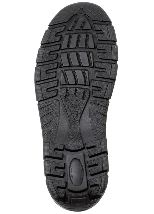 Stiefeletten - Schnür-Boot aus Nubukleder, in Größe 040 bis 046, in Farbe MARINE-TAUPE Ansicht 3