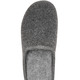 Hausschuhe - Pantoffel aus dezent gemustertem Textilmaterial, in Größe 039 bis 046, in Farbe GRAU – Farbe GRAU – Ansicht 2