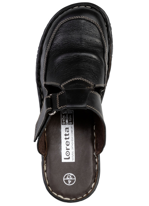 Komfortschuhe - ELENA EDEN Clog mit Zierlochung, in Größe 036 bis 043, in Farbe WEISS Ansicht 5