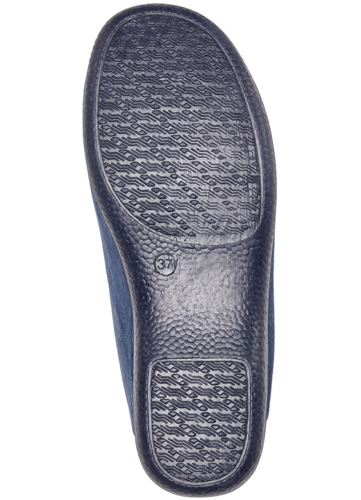 Hausschuhe - Laurina Hausschuh aus samtigen Textilmaterial, in Größe 036 bis 042, in Farbe BORDEAUX Ansicht 9