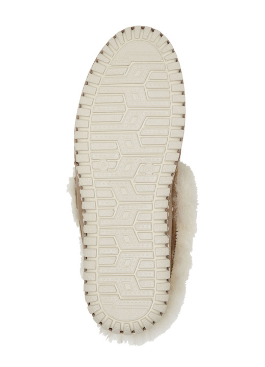 Hausschuhe - Gemini Pantoffel aus weichem, bestem Veloursleder, in Größe 036 bis 042, in Farbe SCHWARZ Ansicht 6