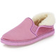 Hausschuhe - Laurina, warme Damen-Hausschuhe, mit Gummizug, in Größe 036 bis 042, in Farbe FLIEDER – Farbe ROSA – Ansicht 1