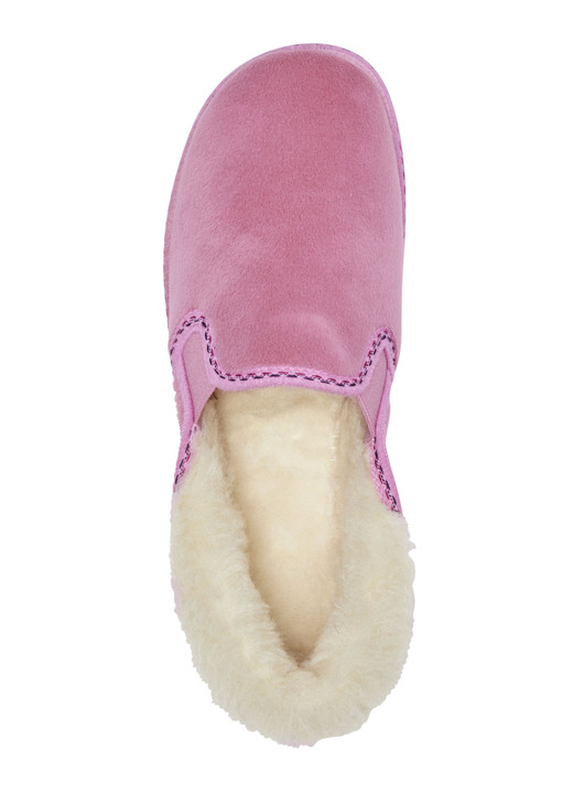Hausschuhe - Laurina, warme Damen-Hausschuhe, mit Gummizug, in Größe 036 bis 042, in Farbe FLIEDER Ansicht 5