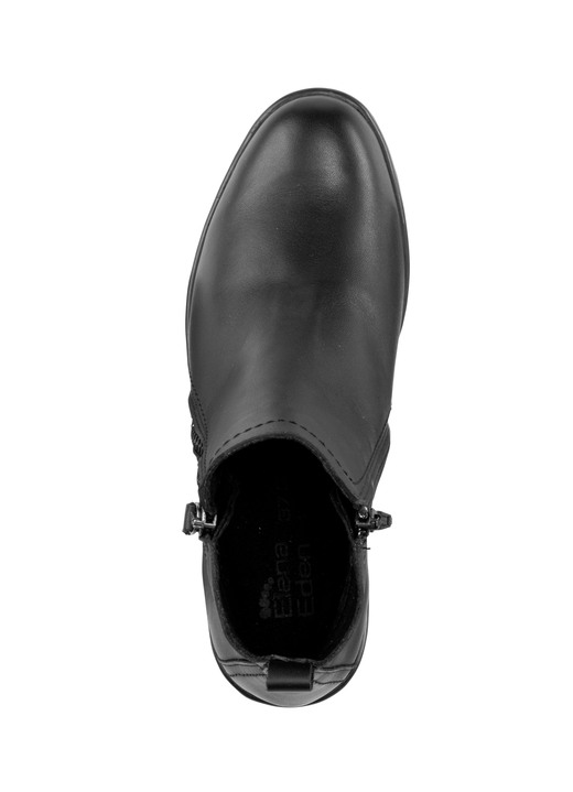 Komfortschuhe - ELENA EDEN, klassische Damen-Stiefeletten, Winterschuhe, Weite G, mit herausnehmbarem Fußbett, in Größe 036 bis 042, in Farbe SCHWARZ Ansicht 2