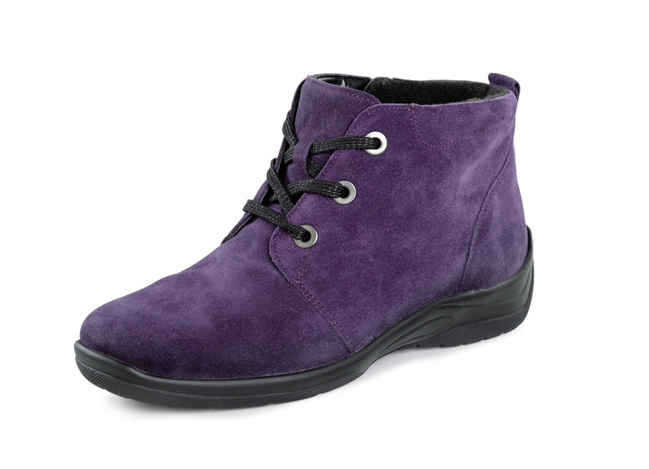 Komfortschuhe - Waldläufer, bequeme Damen-Boots, Winterschuhe, Weite H, mit herausnehmbarem Fußbett, in Größe 4 1/2 bis 9, in Farbe PETROL Ansicht 8