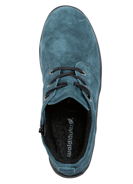 Komfortschuhe - Waldläufer, bequeme Damen-Boots, Winterschuhe, Weite H, mit herausnehmbarem Fußbett, in Größe 4 1/2 bis 9, in Farbe PETROL Ansicht 2