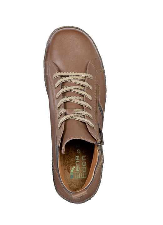 Stiefel & Stiefeletten - ELENA EDEN, bequeme Damen-Boots, Weite G, mit herausnehmbarem Fußbett, in Größe 035 bis 042, in Farbe BRAUN-ALTSILBER Ansicht 2