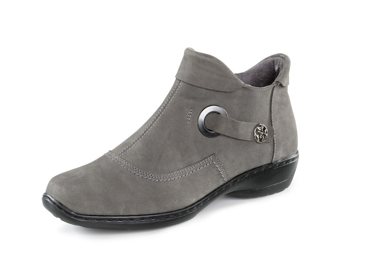 Komfortschuhe - ELENA EDEN Bootie mit Zierspange, in Größe 036 bis 042, in Farbe SCHWARZ Ansicht 7