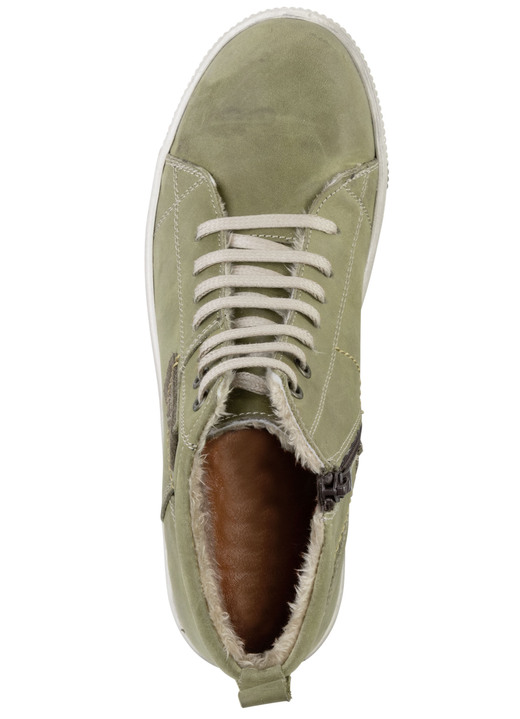 Komfortschuhe - ELENA EDEN Schnür-Bootie aus Nubukleder, mit Leder-Applikation, in Größe 036 bis 042, in Farbe JEANS Ansicht 10