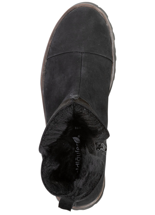 - Waldläufer Stiefelette mit kuscheligem Kragen aus Lammfell, in Größe 4 1/2 bis 9, in Farbe SCHWARZ Ansicht 3