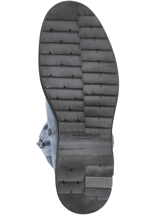 Komfortschuhe - Waldläufer Schnür-Stiefelette mit kuscheligem Kragen aus Lammfell, in Größe 3 1/2 bis 8, in Farbe JEANSBLAU Ansicht 4
