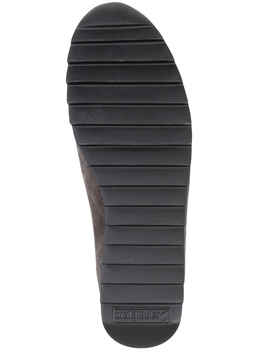 Komfortschuhe - Waldläufer Schnür-Bootie mit seitlichen Glitzersteinchen, in Größe 3 1/2 bis 8, in Farbe ANTHRAZIT Ansicht 3