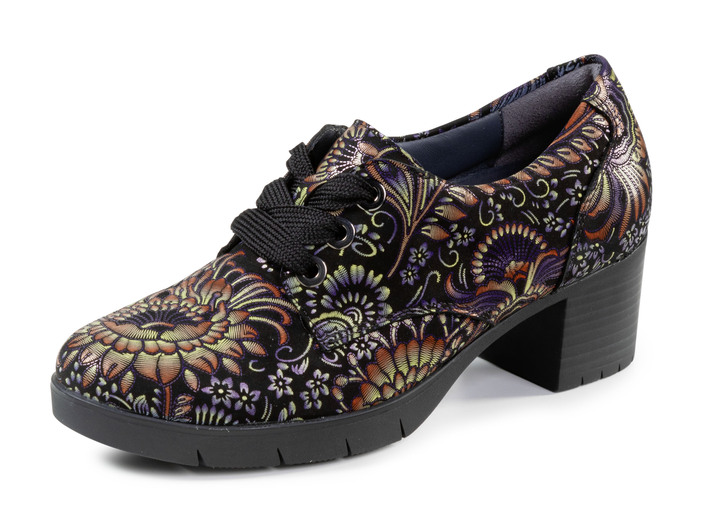 Pumps & Ballerina - Waldläufer, bequemer Damen-Trotteur, Weite H, mit herausnehmbarem Fußbett, in Größe 3 1/2 bis 8, in Farbe SCHWARZ Ansicht 4