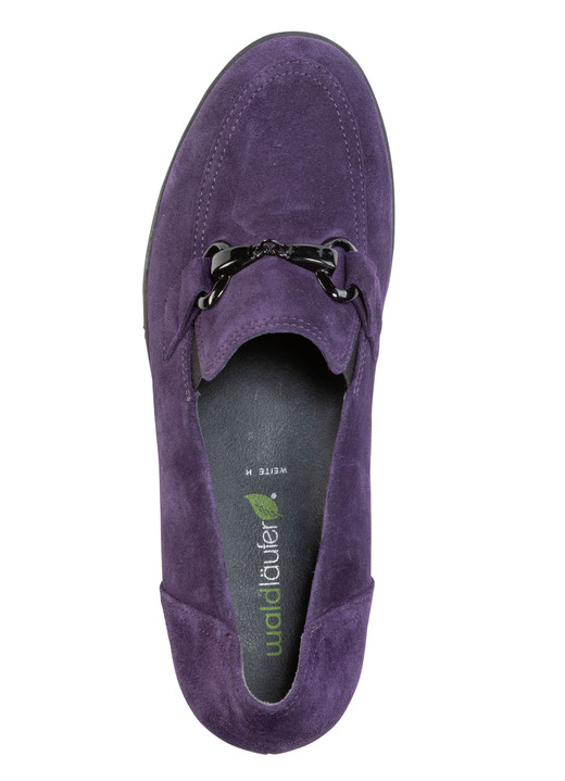 Komfortschuhe - Waldläufer, bequemer Damen-Trotteur, Weite H, mit herausnehmbarem Fußbett, in Größe 3 1/2 bis 8, in Farbe LILA Ansicht 2