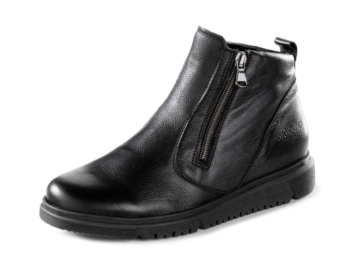 Komfortschuhe - Waldläufer, bequeme Damen-Stiefeletten, Winterschuhe, Weite H, mit herausnehmbarem Fußbett, in Größe 4 1/2 bis 9, in Farbe SCHWARZ Ansicht 1