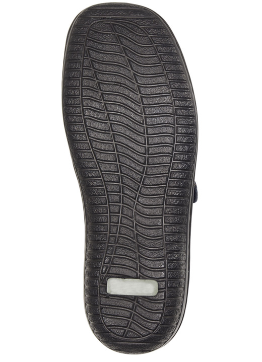 Slipper & Schnürschuhe - ELENA EDEN, bequeme Damen-Slipper, Weite G, mit herausnehmbarem Fußbett, in Größe 036 bis 043, in Farbe SCHWARZ Ansicht 9