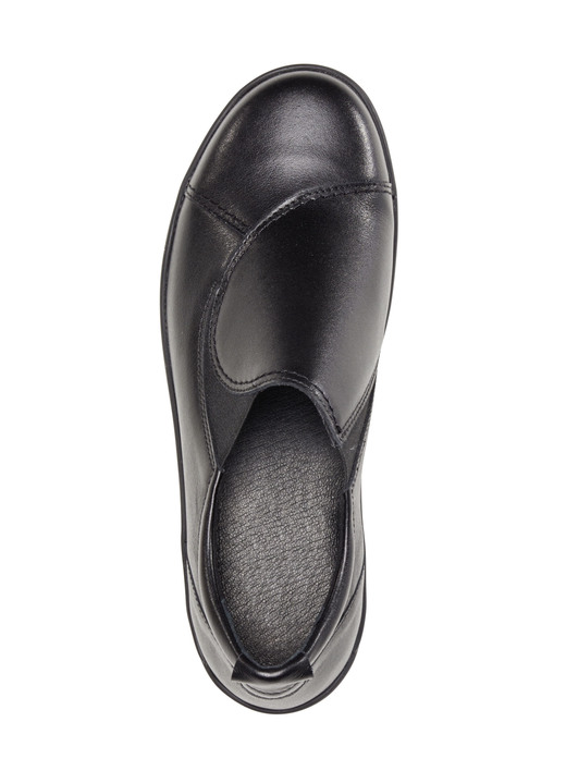 Slipper & Schnürschuhe - ELENA EDEN Slipper aus Nubukleder, in Größe 036 bis 042, in Farbe SCHWARZ Ansicht 2