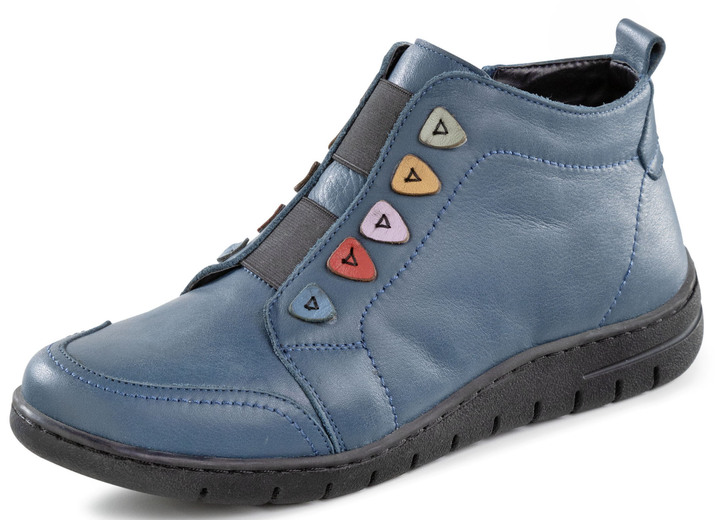 Komfortschuhe - ELENA EDEN, gefütterte Damen-Boots, Winterschuhe, Weite H, mit herausnehmbarem Fußbett, in Größe 036 bis 042, in Farbe CAMEL Ansicht 4