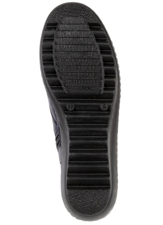 Komfortschuhe - Gemini, bequeme Damen-Boots, Weite G, mit herausnehmbarem Fußbett, in Größe 036 bis 042, in Farbe MARINE Ansicht 3