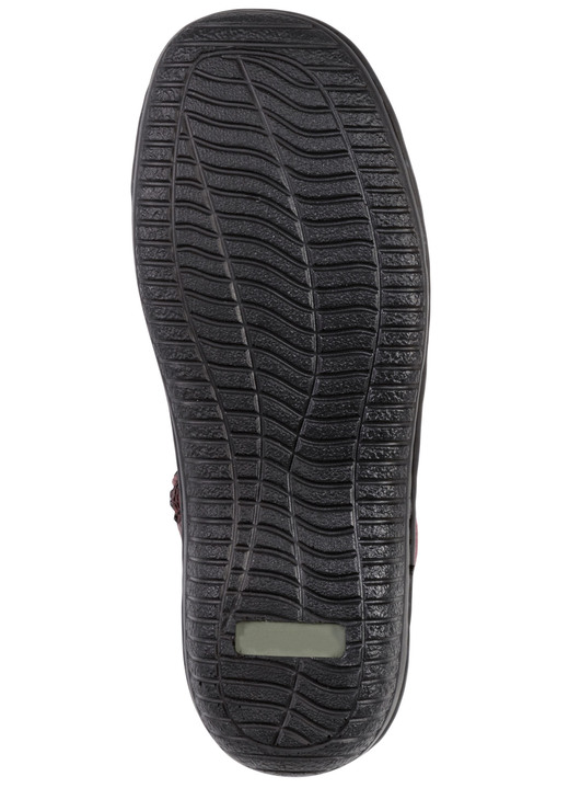 - ELENA EDEN Bootie mit Knitter-Struktur, in Größe 036 bis 042, in Farbe BURGUND Ansicht 3