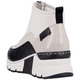Komfortschuhe - Rieker, stylische Damen-Boots, Weite G, mit Reißverschluss, in Größe 036 bis 042, in Farbe ECRU-SCHWARZ – Farbe ECRU-SCHWARZ – Ansicht 6