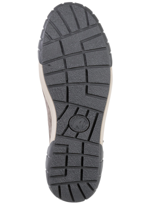 - ELENA EDEN Schnür-Bootie mit zwei Seitenreißverschlüssen, in Größe 036 bis 042, in Farbe TAUPE Ansicht 3