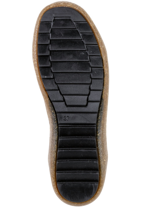 - ELENA EDEN Schnür-Bootie mit Knitter-Effekt, in Größe 036 bis 042, in Farbe JEANS-BUNT Ansicht 3