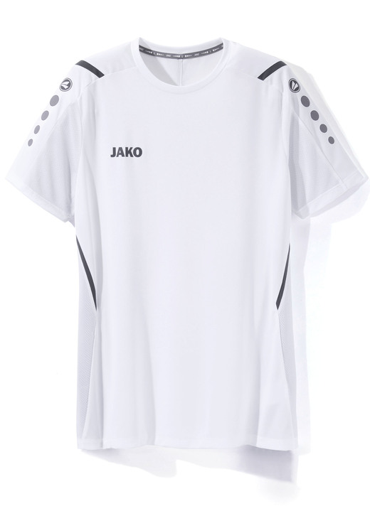 Sport- & Freizeitmode - T-Shirt von „Jako“ in 4 Farben Sport- & Freizeitmode - T-Shirt von „Jako“ in 4 Farben, in Größe 3XL (58/60) bis XXL (56), in Farbe WEISS