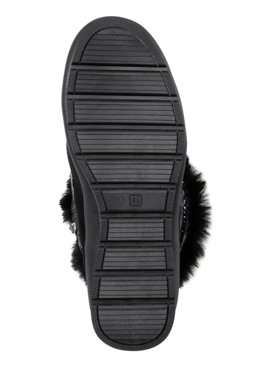 Komfortschuhe - ELENA EDEN, gefütterte Damen-Boots, Winterschuhe, Weite G, mit herausnehmbarem Fußbett, in Größe 3 1/2 bis 8, in Farbe PERLWEISS-GRAU Ansicht 9