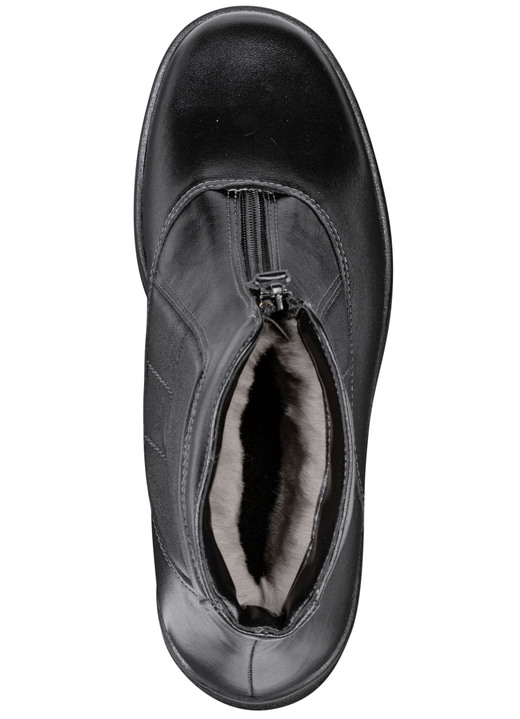 Komfortschuhe - ELENA EDEN, gefütterte Damen-Stiefeletten, Winterschuhe, Weite H, mit Lammfell, in Größe 036 bis 041, in Farbe SCHWARZ Ansicht 3